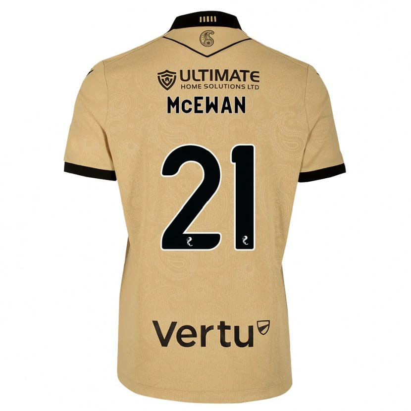 Danxen Kid Carter Mcewan #21 Burlywood Black Away Jersey 2026/27 T-Shirt