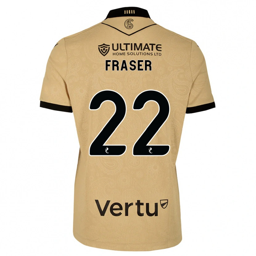 Danxen Kid Marcus Fraser #22 Burlywood Black Away Jersey 2026/27 T-Shirt
