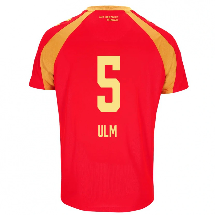 Danxen Kid Ethan Ulm #5 Red Orange Black Away Jersey 2026/27 T-Shirt