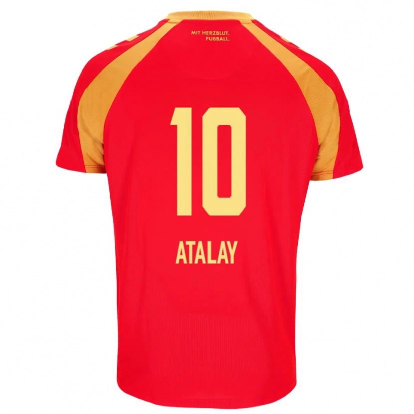 Danxen Kid Ibrahim Atalay #10 Red Orange Black Away Jersey 2026/27 T-Shirt