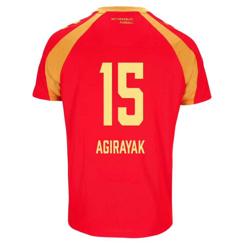 Danxen Kid Cihan Agirayak #15 Red Orange Black Away Jersey 2026/27 T-Shirt