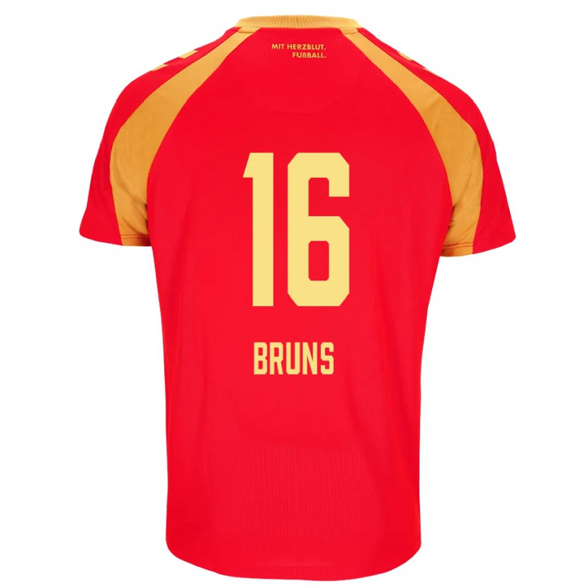 Danxen Kid Tom Bruns #16 Red Orange Black Away Jersey 2026/27 T-Shirt