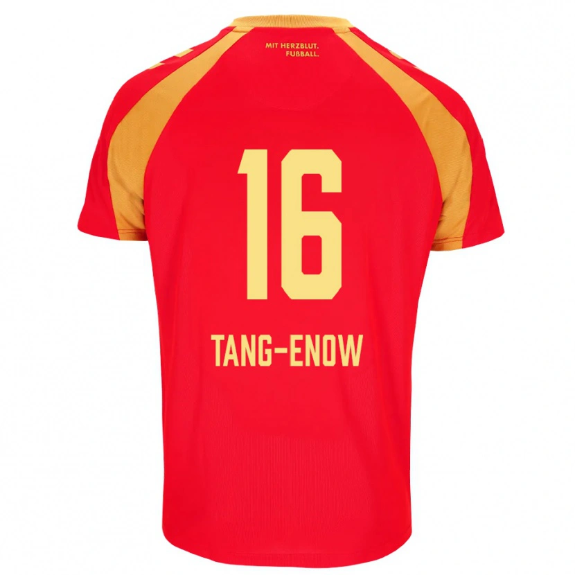 Danxen Kid Jason Tang-Enow #16 Red Orange Black Away Jersey 2026/27 T-Shirt