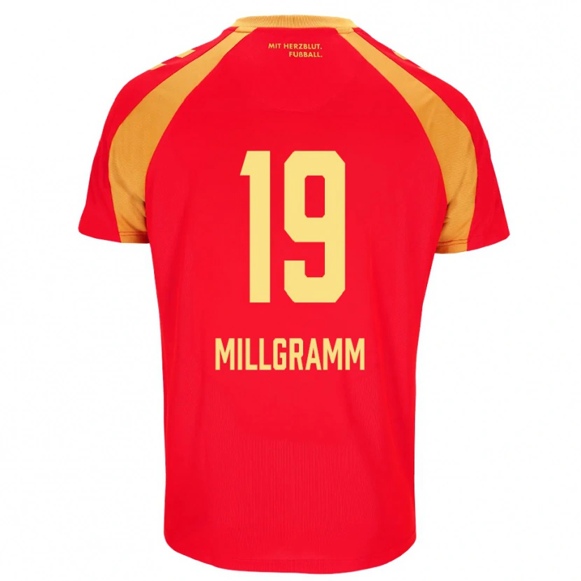 Danxen Kid Albert Millgramm #19 Red Orange Black Away Jersey 2026/27 T-Shirt