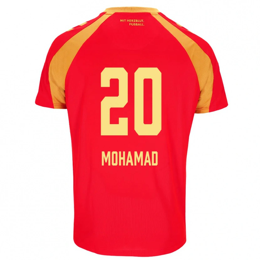 Danxen Kid Hassan Mohamad #20 Red Orange Black Away Jersey 2026/27 T-Shirt