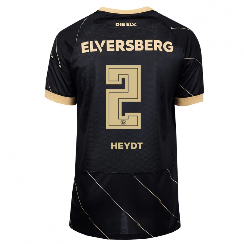 Danxen Kid Robin Heydt #2 Black Brown Away Jersey 2026/27 T-Shirt