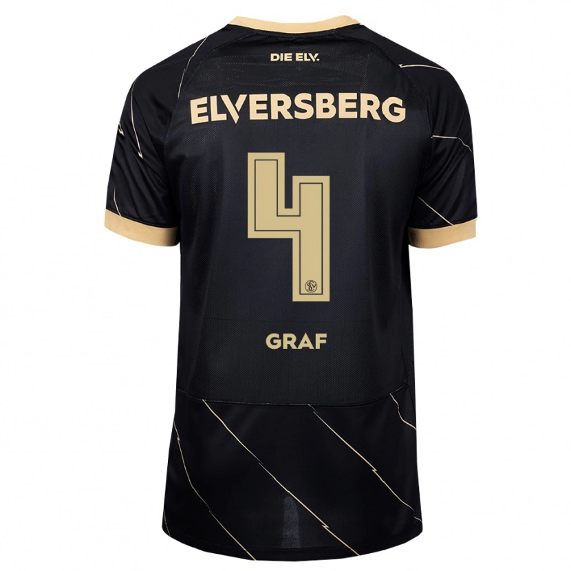 Danxen Kid Matheo Graf #4 Black Brown Away Jersey 2026/27 T-Shirt