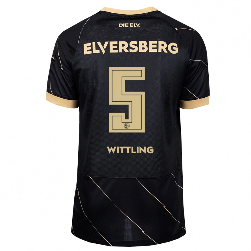 Danxen Kid Emilia Wittling #5 Black Brown Away Jersey 2026/27 T-Shirt