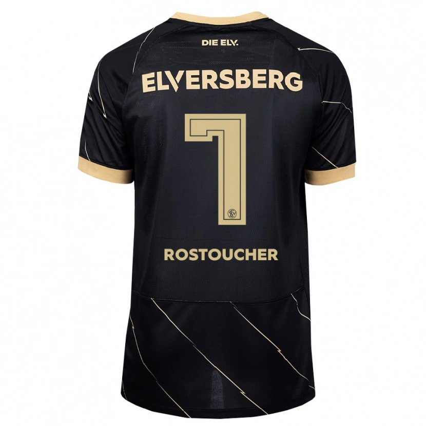 Danxen Kid Dorian Rostoucher #7 Black Brown Away Jersey 2026/27 T-Shirt