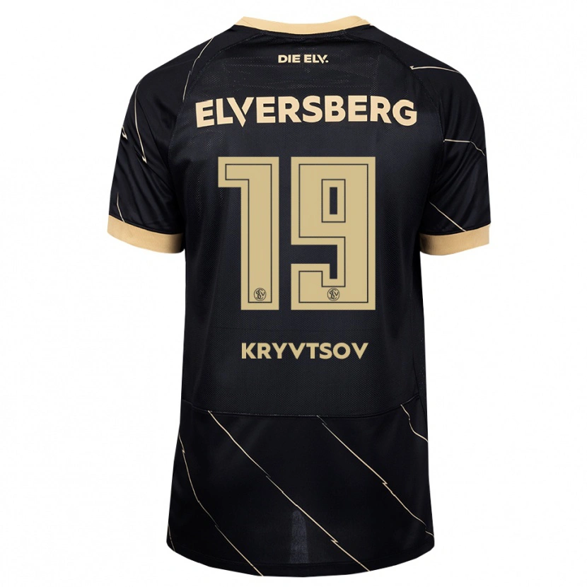 Danxen Kid Nikita Kryvtsov #19 Black Brown Away Jersey 2026/27 T-Shirt