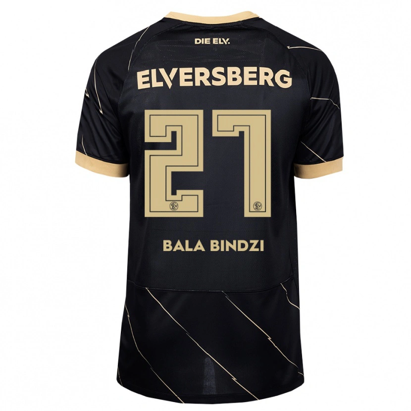 Danxen Kid Corneille Bala Bindzi #27 Black Brown Away Jersey 2026/27 T-Shirt