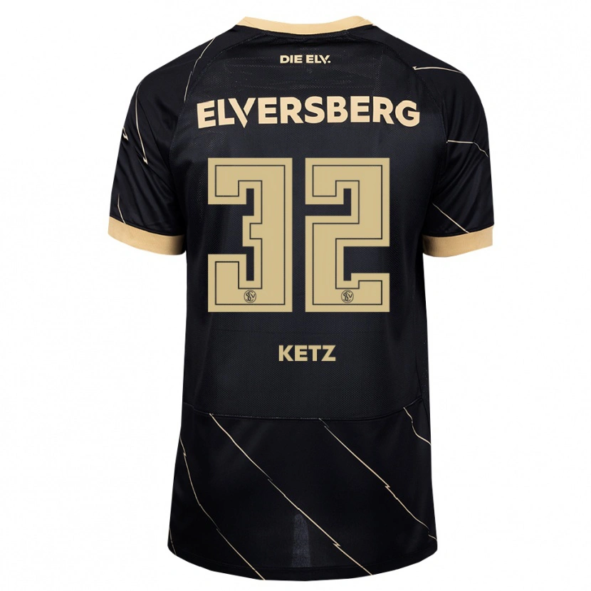 Danxen Kid Maas Ketz #32 Black Brown Away Jersey 2026/27 T-Shirt