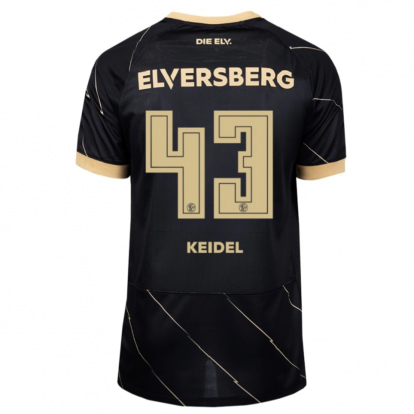 Danxen Kid Felix Keidel #43 Black Brown Away Jersey 2026/27 T-Shirt