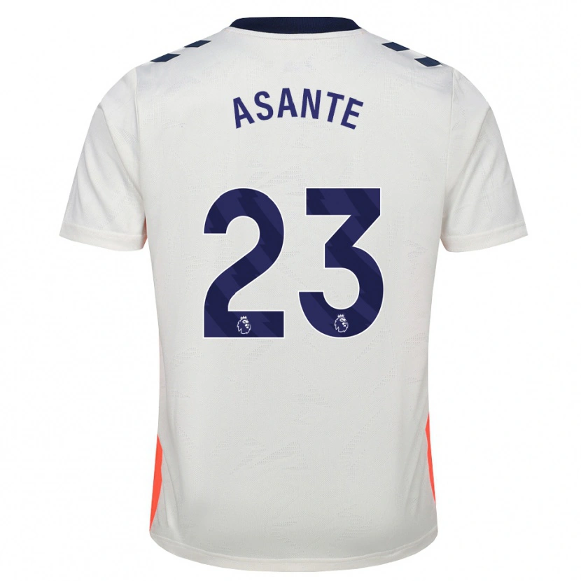 Danxen Kid Brandon Thomas-Asante #23 White Orange Royal Blue Away Jersey 2026/27 T-Shirt