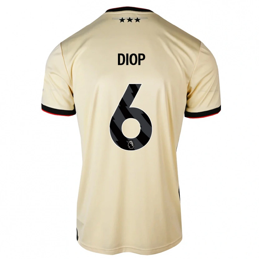 Danxen Kid Issa Diop #6 Lemonchiffon Black Red Away Jersey 2026/27 T-Shirt