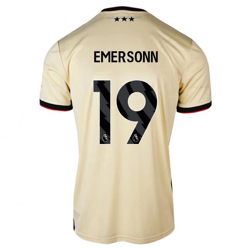 Danxen Kid Emersonn Correia Da Silva #19 Lemonchiffon Black Red Away Jersey 2026/27 T-Shirt