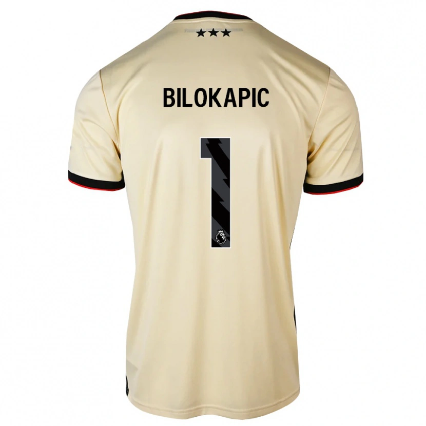 Danxen Kid Nicholas Bilokapic #1 Lemonchiffon Black Red Away Jersey 2026/27 T-Shirt