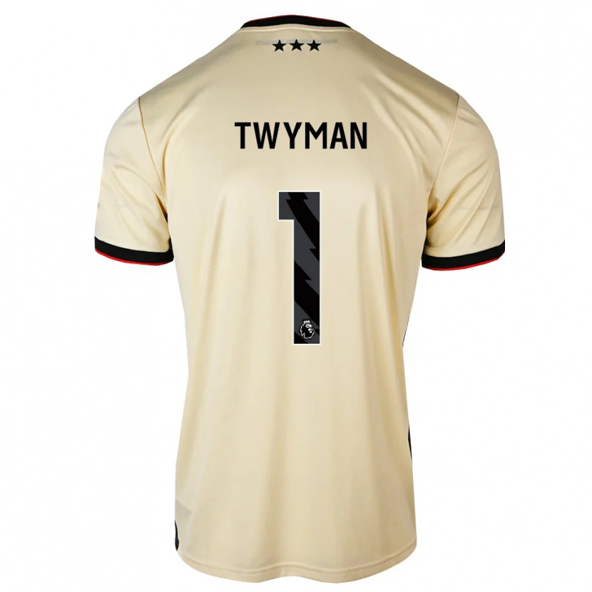 Danxen Kid Edward Twyman #1 Lemonchiffon Black Red Away Jersey 2026/27 T-Shirt