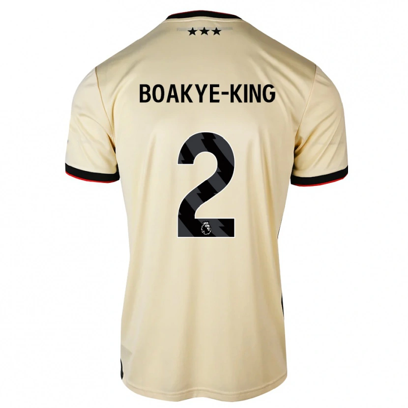 Danxen Kid Isaac Boakye-King #2 Lemonchiffon Black Red Away Jersey 2026/27 T-Shirt