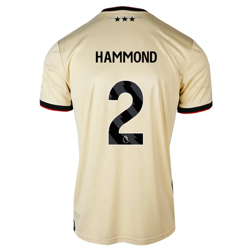 Danxen Kid Joshua Hammond #2 Lemonchiffon Black Red Away Jersey 2026/27 T-Shirt