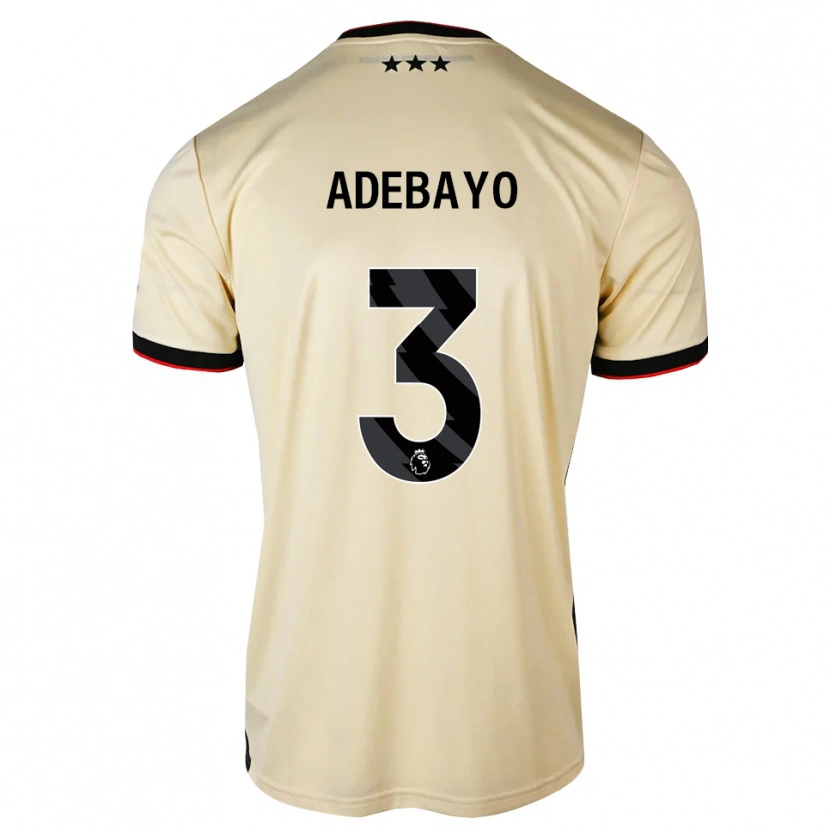 Danxen Kid Praise Adebayo #3 Lemonchiffon Black Red Away Jersey 2026/27 T-Shirt