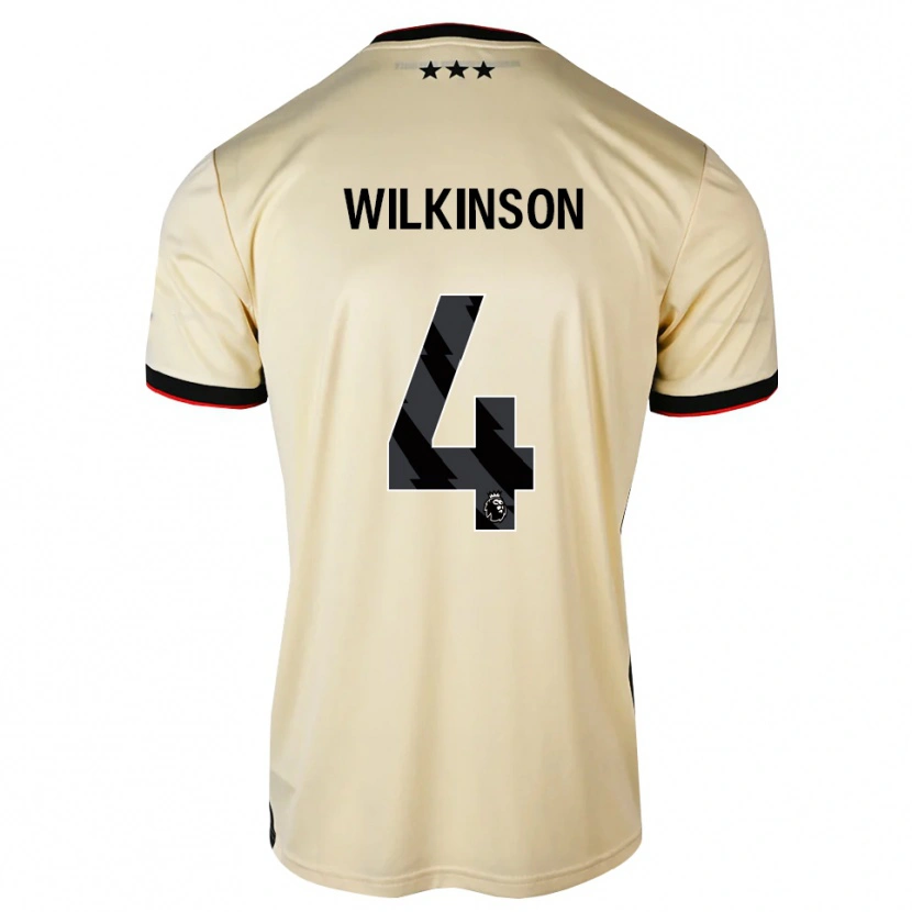 Danxen Kid Oliver Wilkinson #4 Lemonchiffon Black Red Away Jersey 2026/27 T-Shirt