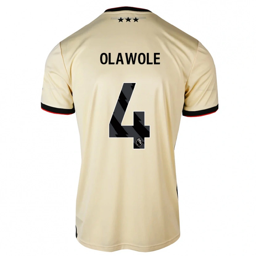 Danxen Kid Kellyan Olawole #4 Lemonchiffon Black Red Away Jersey 2026/27 T-Shirt