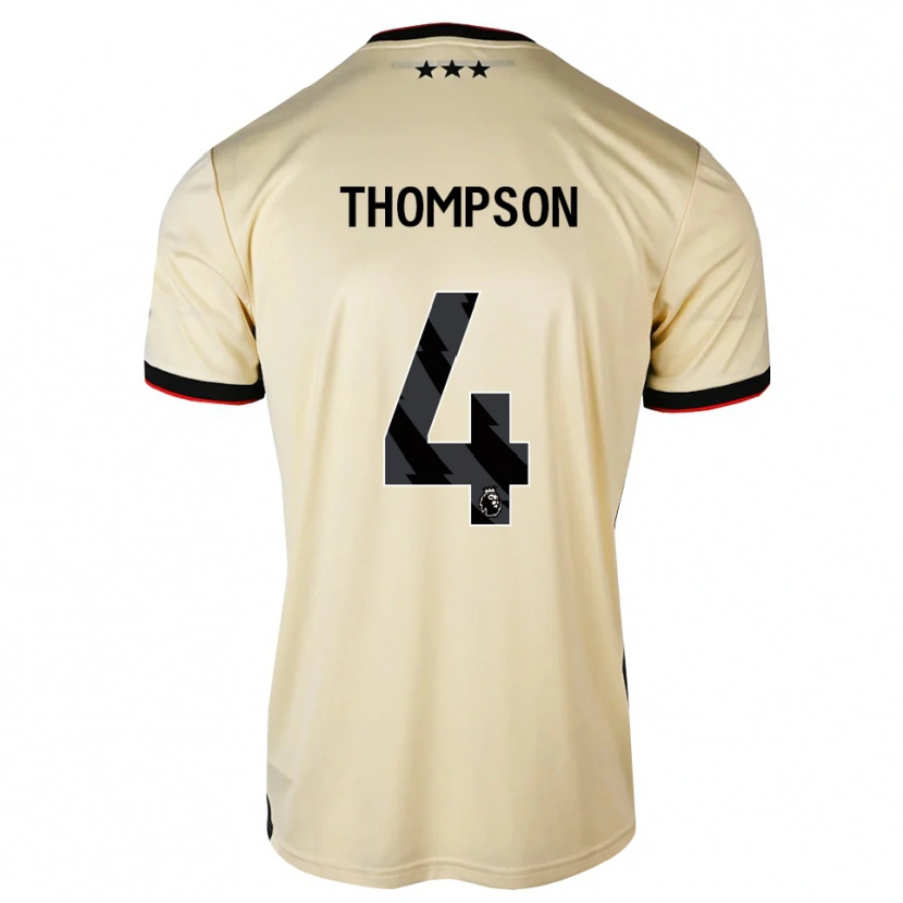 Danxen Kid Zak Thompson #4 Lemonchiffon Black Red Away Jersey 2026/27 T-Shirt