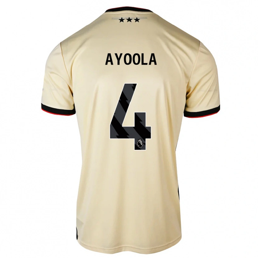 Danxen Kid Jesse Ayoola #4 Lemonchiffon Black Red Away Jersey 2026/27 T-Shirt