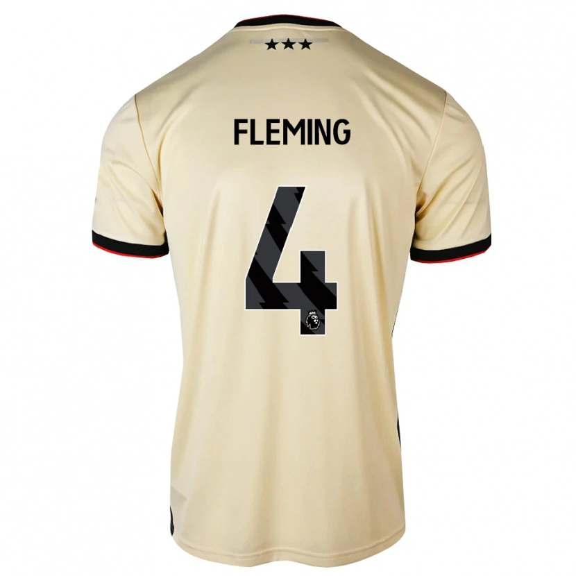 Danxen Kid Charlotte Fleming #4 Lemonchiffon Black Red Away Jersey 2026/27 T-Shirt