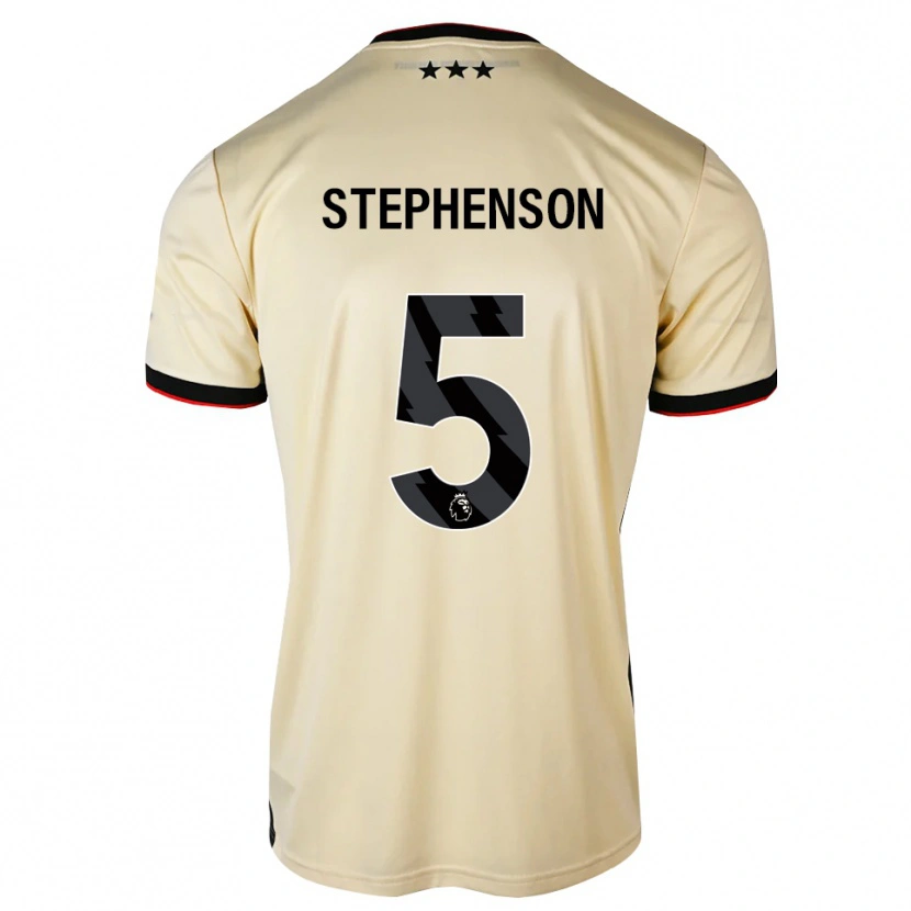 Danxen Kid Sean Stephenson #5 Lemonchiffon Black Red Away Jersey 2026/27 T-Shirt