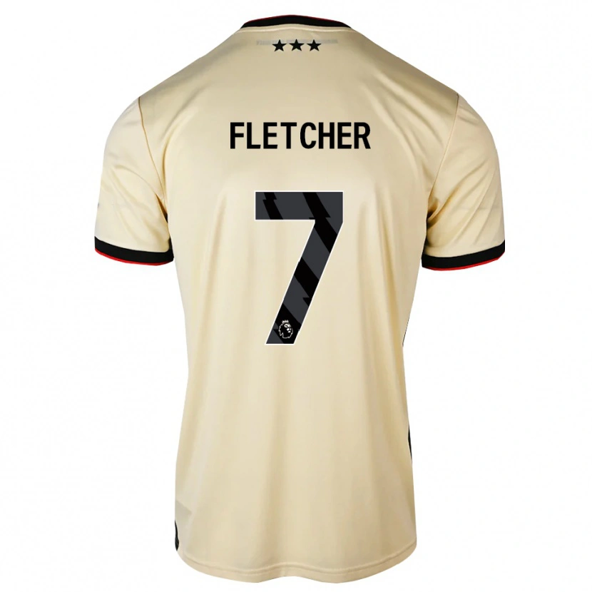 Danxen Kid Luca Fletcher #7 Lemonchiffon Black Red Away Jersey 2026/27 T-Shirt