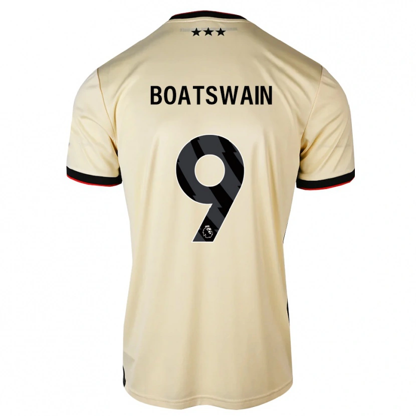 Danxen Kid Ashley Boatswain #9 Lemonchiffon Black Red Away Jersey 2026/27 T-Shirt