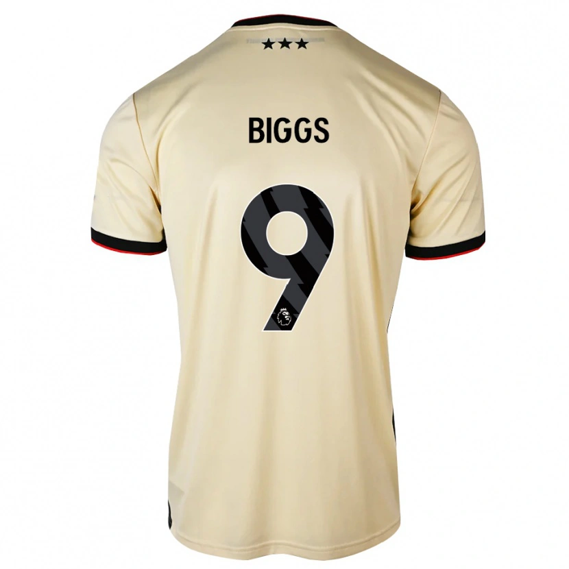 Danxen Kid Maddie Biggs #9 Lemonchiffon Black Red Away Jersey 2026/27 T-Shirt