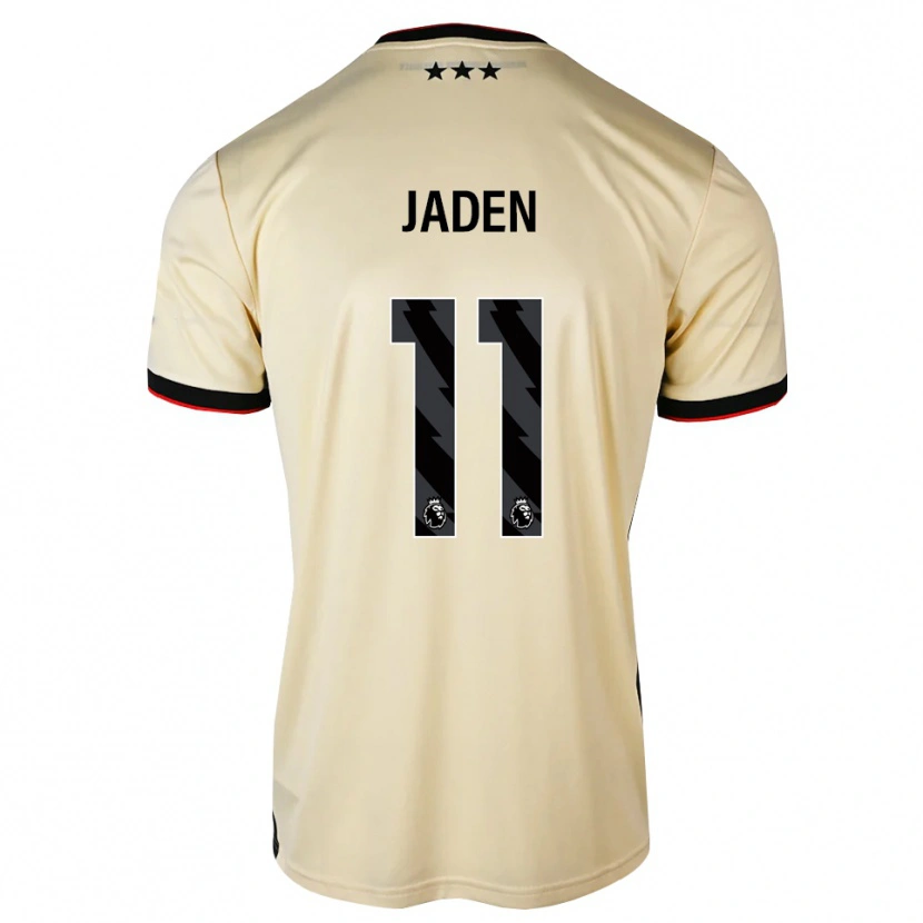 Danxen Kid Jaden Philogene #11 Lemonchiffon Black Red Away Jersey 2026/27 T-Shirt