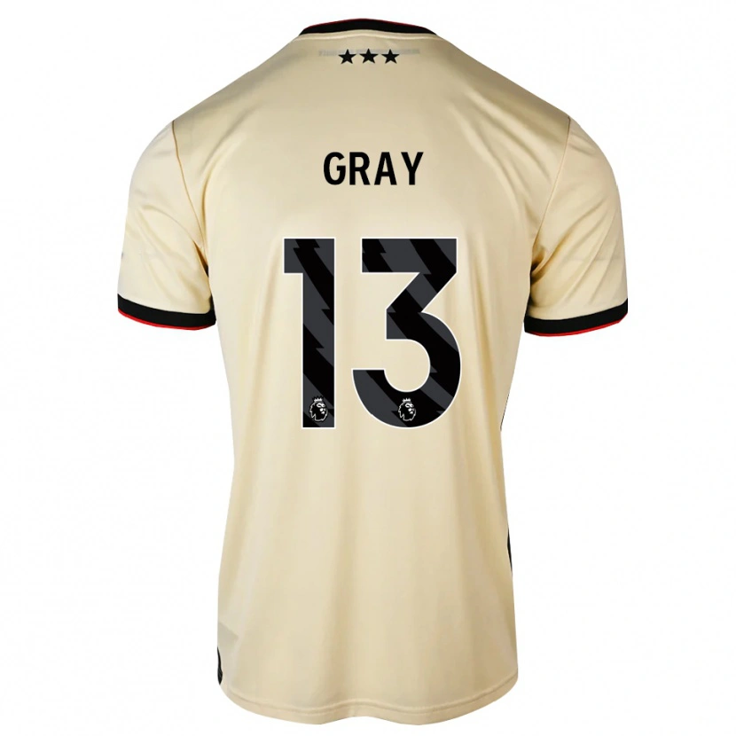 Danxen Kid Henry Gray #13 Lemonchiffon Black Red Away Jersey 2026/27 T-Shirt