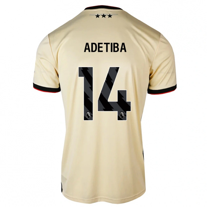 Danxen Kid Jayden Adetiba #14 Lemonchiffon Black Red Away Jersey 2026/27 T-Shirt