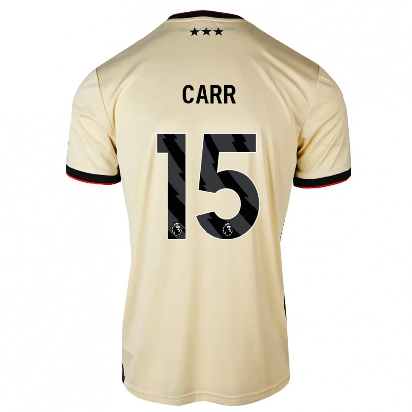 Danxen Kid Reuben Carr #15 Lemonchiffon Black Red Away Jersey 2026/27 T-Shirt