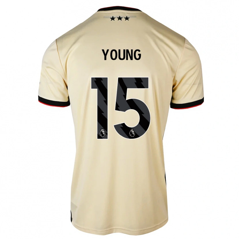 Danxen Kid Ashley Young #15 Lemonchiffon Black Red Away Jersey 2026/27 T-Shirt