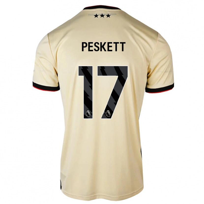 Danxen Kid Sophie Peskett #17 Lemonchiffon Black Red Away Jersey 2026/27 T-Shirt