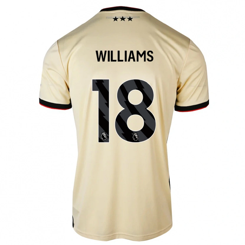Danxen Kid Brandon Williams #18 Lemonchiffon Black Red Away Jersey 2026/27 T-Shirt