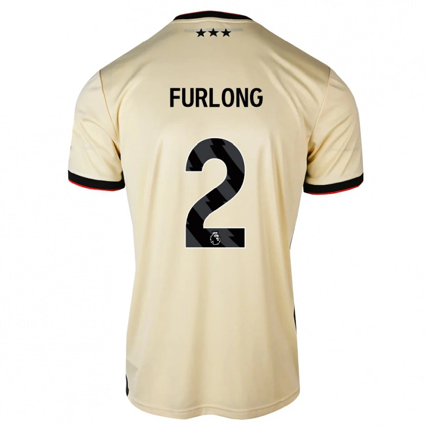 Danxen Kid Darnell Furlong #2 Lemonchiffon Black Red Away Jersey 2026/27 T-Shirt