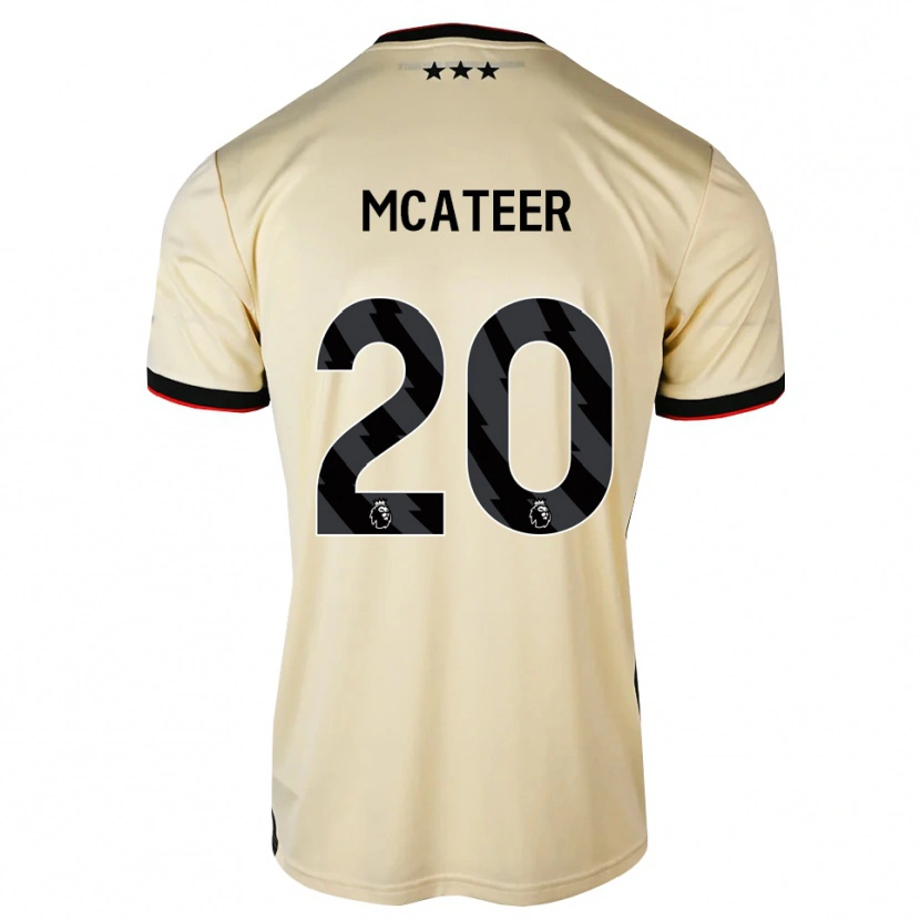 Danxen Kid Kasey Mcateer #20 Lemonchiffon Black Red Away Jersey 2026/27 T-Shirt