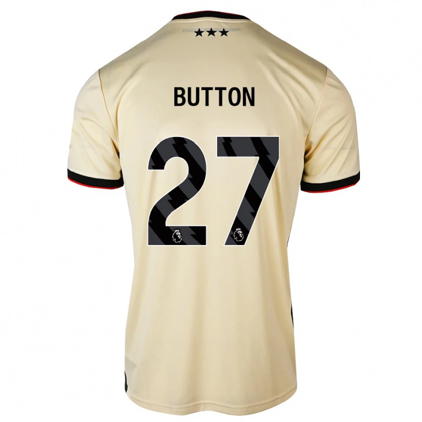 Danxen Kid David Button #27 Lemonchiffon Black Red Away Jersey 2026/27 T-Shirt