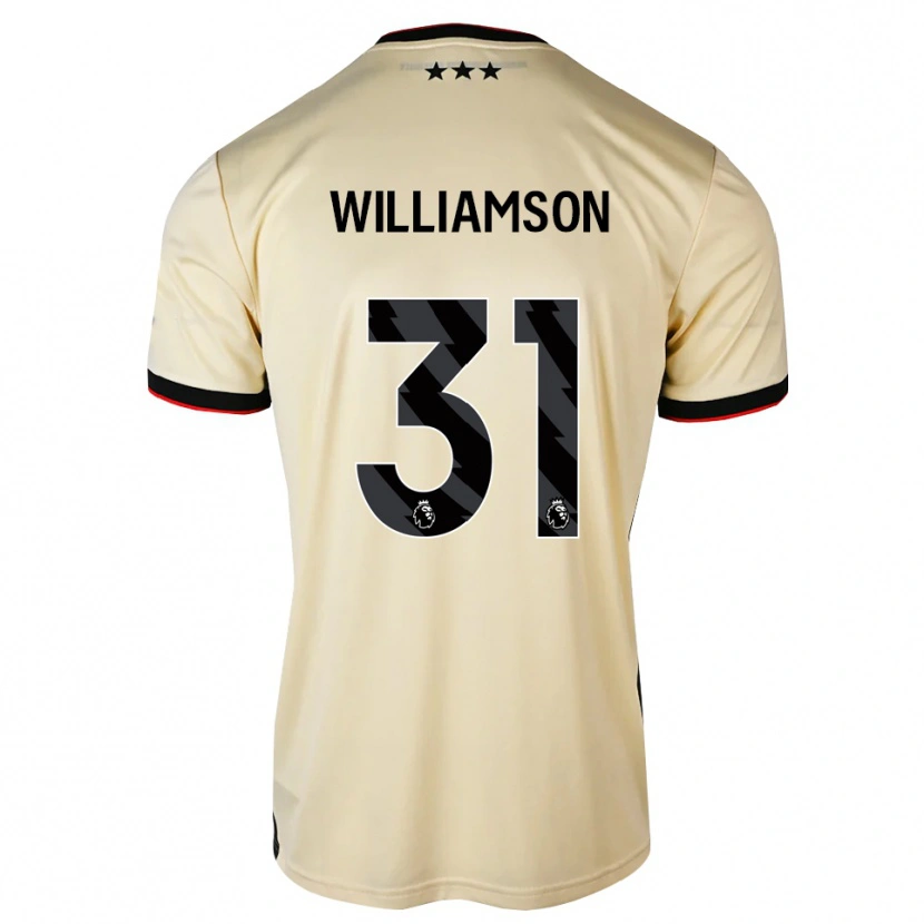 Danxen Kid Woody Williamson #31 Lemonchiffon Black Red Away Jersey 2026/27 T-Shirt