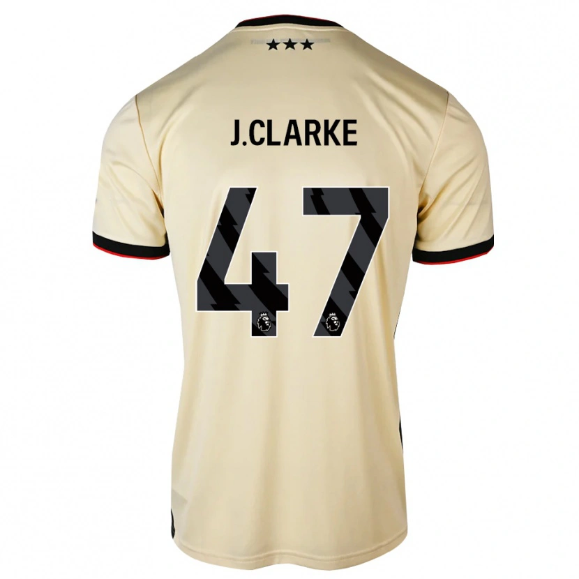 Danxen Kid Jack Clarke #47 Lemonchiffon Black Red Away Jersey 2026/27 T-Shirt