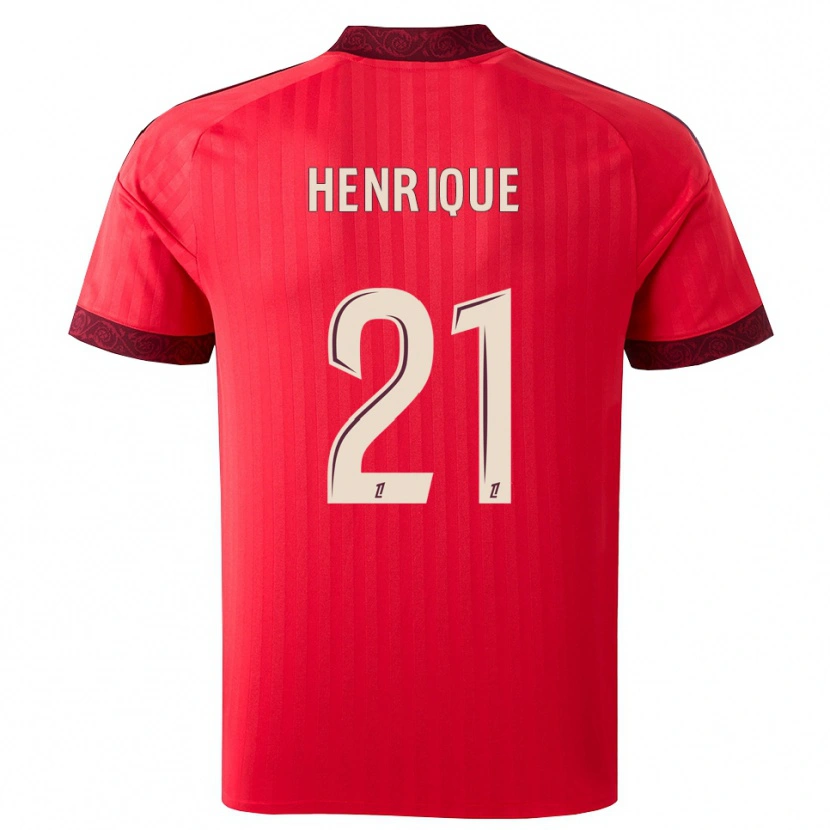 Danxen Kid Henrique #21 Burgundy Red White Away Jersey 2026/27 T-Shirt