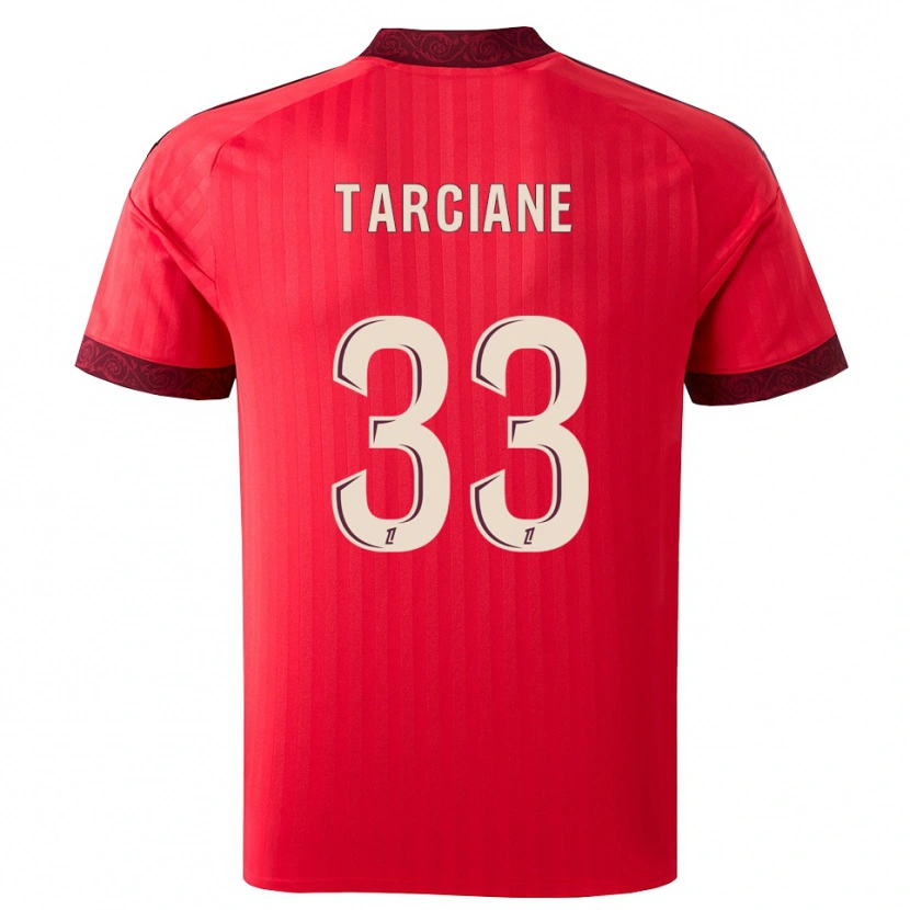 Danxen Kid Dos Santos De Lima Tarciane #33 Burgundy Red White Away Jersey 2026/27 T-Shirt