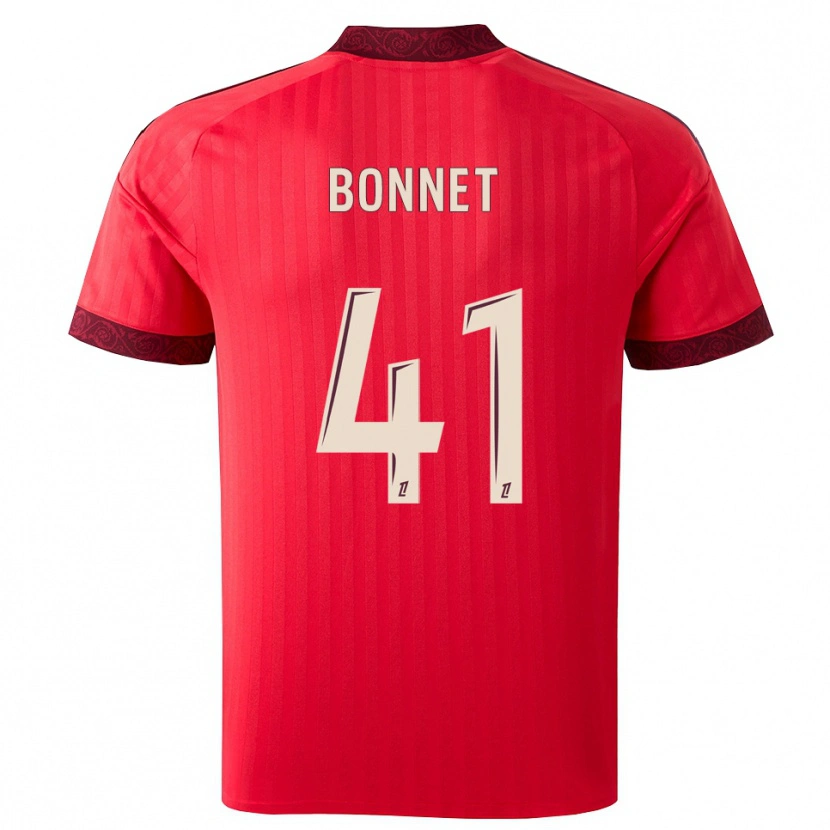 Danxen Kid Noam Bonnet #41 Burgundy Red White Away Jersey 2026/27 T-Shirt