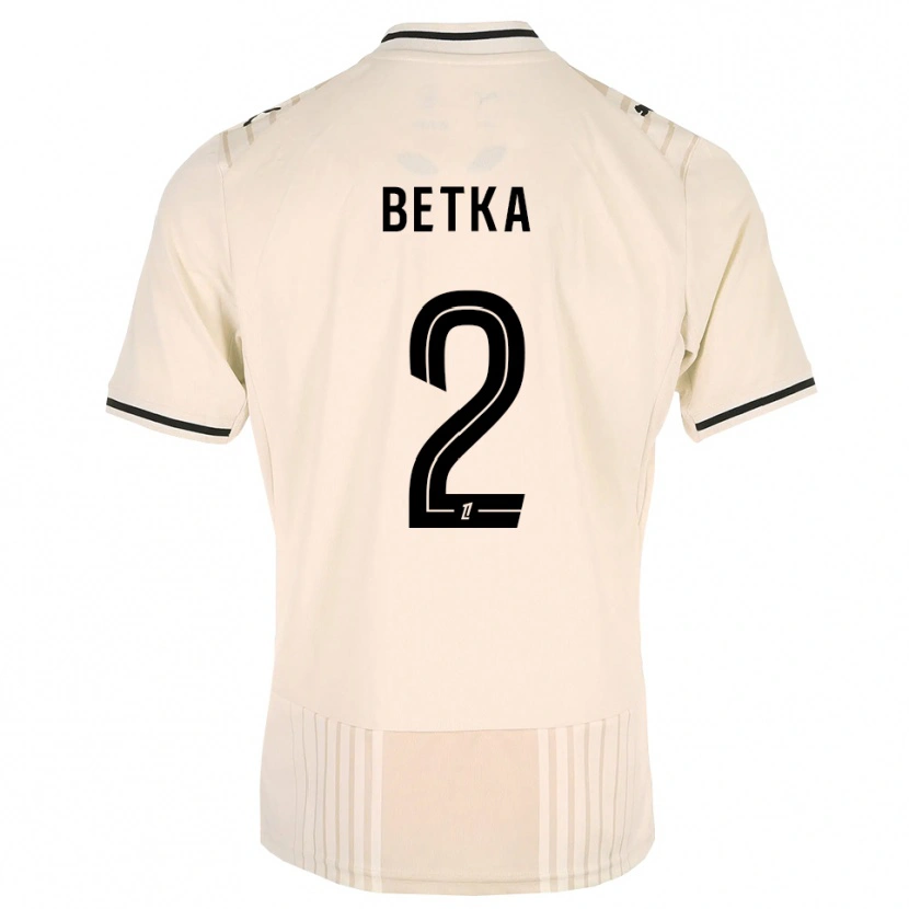 Danxen Kid Naël Betka #2 Oldlace Black Antiquewhite Away Jersey 2026/27 T-Shirt